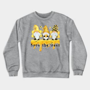 Save The Bees Gnomes Crewneck Sweatshirt